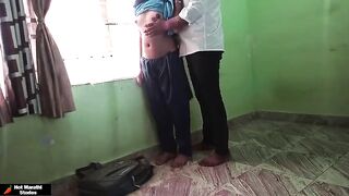 लव्हरला घरी आणून पचपच करत लवडा घातला