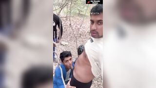 जंगलात चाललीय मुलांची गांड मस्ती