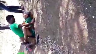 Desi Granny Fucked By Young Boys On Road