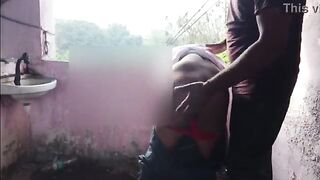 Hot College Student Fucked By Teacher On Stairs