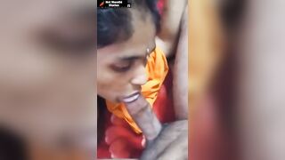 Desi Bhabhi Gave Me Hot Blowjob
