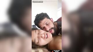 पुणेरी कपलचा अंथरूणात हॉट सेक्स