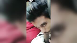 Passenger Sucking Cock Of Uber Driver