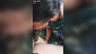 कामवाली बाईच्या तोंडात दिला काळा लवडा
