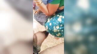 कामवाली बाईच्या तोंडात दिला काळा लवडा