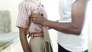 बहिण कॉलेजला जाताना भावाने खोपच्यात घेऊन झवली