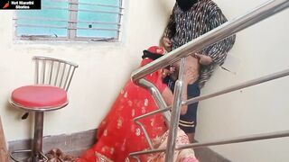 लग्न सोडून नवरी आली जिन्यावर झवायला