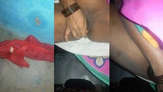 साडी उचलून काकूंनी पुच्चीत घातलं केळ वांग